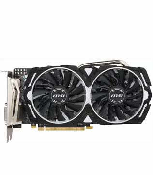 MSI Radeon RX 570 ARMOR 8G OC, 8GB, GDDR6 Graphics Card (Pre-owned)