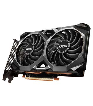 MSI Radeon RX 6600 XT MECH 2X 8GB OCV1 GDDR6 (912-V502-020) Graphics Card (Pre-owned)