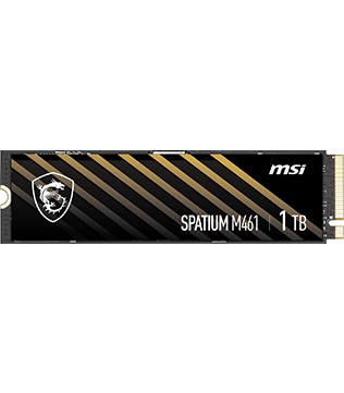 MSI SPATIUM M461 1TB NVMe M.2 Gen4 Internal Solid State Drive (Pre-owned)