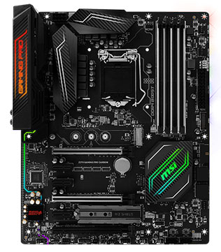 MSI Z270 Gaming Pro Carbon Motherboard (Pre-owned)