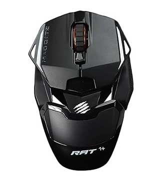 MadCatz RAT 1+ Wired Optical Gaming Mouse (Black) (Pre-owned)