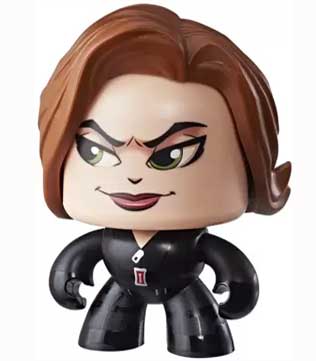 Marvel Mighty Muggs Black Widow 3.75 Inch Collectible Figure (Pre-owned)