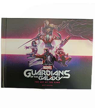 Marvels Guardians of the Galaxy Hard Cover Art Book (No Game Included) (Pre-owned)