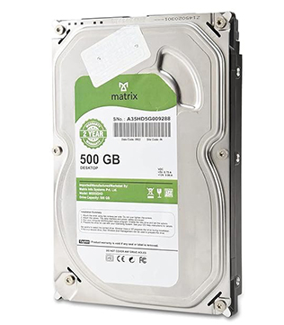 Matrix 500GB 3.5 Inch Desktop Hard Disk Drive (Pre-owned)