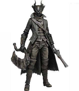 Max Factory Bloodborne Hunter Figma Action Figure (Pre-owned)