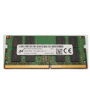 Micron 16GB DDR4 2400MHz (MTA16ATF2G64HZ) Laptop RAM (Pre-owned)