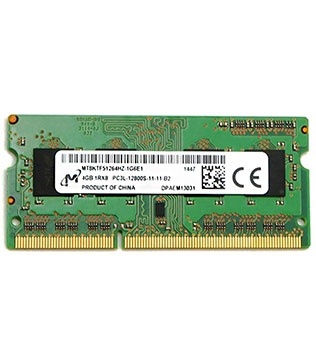 Micron 4GB DDR3 1600MHz (MT8KTF51264HZ-1G6E1) Laptop RAM (Pre-owned)