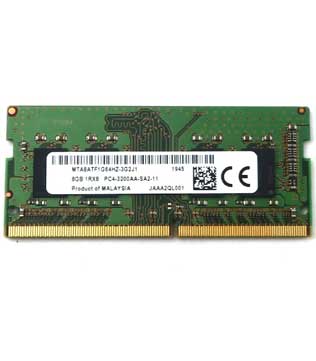 Micron 8GB DDR4 3200MHz (MTA8ATF1G64HZ-3G2J1) Laptop RAM (Pre-owned)