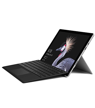 Microsoft Surface Pro 6, 12.3 Inches, Intel(R) Core(TM) i7-8650U CPU @1.90GHz , 16 GB RAM, 512 GB NVME SSD, Intel(R) UHD Graphics 620, Platinum Laptop (Screen Bleeding Issue) (Pre-owned)