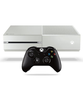 Microsoft Xbox One 500 GB White With Black Controller (Repaired) (Pre-owned)