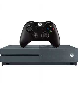 Microsoft Xbox One S 500 GB Battlefield 1 Special Edition Storm Grey With Black Controller (Pre-owned)