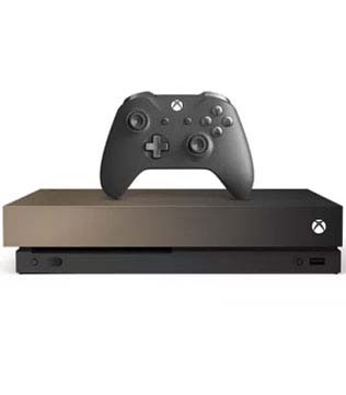 Microsoft Xbox One X 1 TB Gold Rush (Repaired Pre-owned)