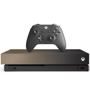 Microsoft Xbox One X 1 TB Gold Rush (Scratch & Dent, Pre-owned)