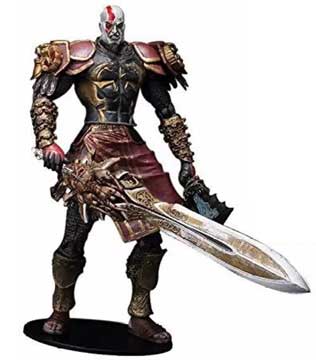 NECA God of War Kratos in Ares Armor with Sword of Olympus 8 inch Action Figure (Pre-owned)
