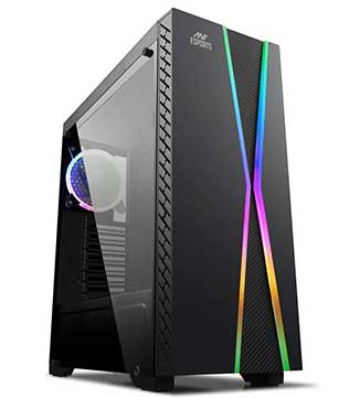 Gaming Desktop PC (Pre-owned) Mid Tower with Ryzen 5 3600, 32GB DDR4 RAM, 480GB SSD, 1TB HDD