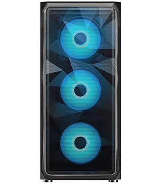 Gaming Desktop PC (Pre-owned) Mid Tower with Intel Core I5 10400, 16GB DDR4 RAM, RTX 2060 6GB, 512GB NVMe SSD