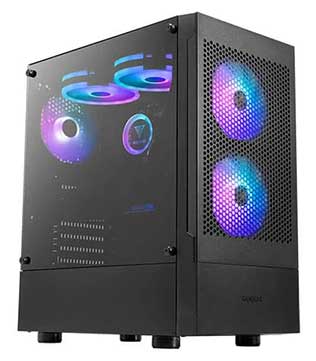 Gaming Desktop PC (Pre-owned) Mid Tower With AMD Ryzen 5 5600, 16GB DDR4 RAM, RTX 3060 GPU 12GB, 512GB SSD