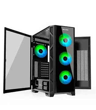 Gaming Desktop PC (Pre-owned) Mid Tower With AMD Ryzen 7 5800X, 16GB DDR4 RAM, RTX 4060 Ti GPU 8GB, 1TB SSD