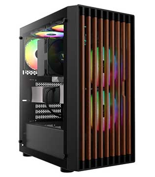 Gaming Desktop PC (Pre-owned) Mid Tower With AMD Ryzen 7 5700G, 32GB DDR4 RAM, RTX 3060 Ti GPU 8GB, 1TB NVMe SSD, 2TB HDD