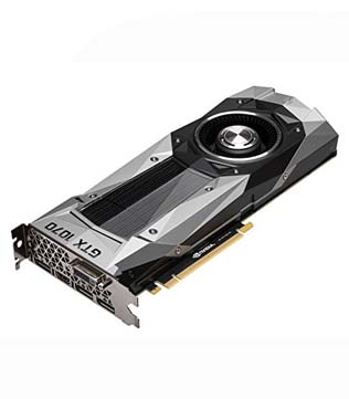 NVIDIA GeForce GTX 1070 8GB GDDR5 Founders Edition (900-1G411-2520-000) Graphics Card (Pre-owned)