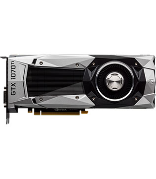 NVIDIA GeForce GTX 1070 Ti Founders Edition, 8GB, GDDR5, 256bit (NV-GTX1070TIFE) Graphics Card (Pre-owned)