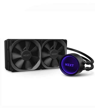 NZXT Kraken X63 280mm (RL-KRX63-01) AIO RGB Liquid Cooler with AER P Radiator Fan (Pre-owned)