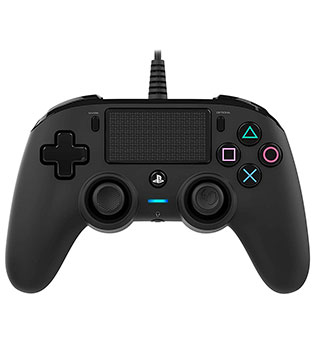 Nacon Black Wired Compact Controller PS4 (Compatible with PC) (Open Box)