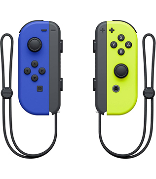 Nintendo Joy Con (L/R) Neon Blue, Neon Yellow Nintendo Switch (Pre-owned)