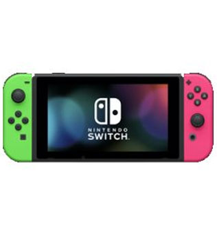 Nintendo Switch Console 32GB Neon Green and Pink Joy Con (Pre-owned)