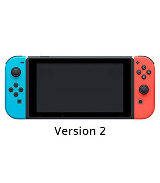 Nintendo Switch Console 32GB Neon Red and Blue Joy Con, Version 2 (Scratches, Pre-owned)