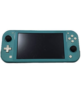Nintendo Switch Lite Turquoise with Black Joy Cap (Scratches) (Pre-owned)