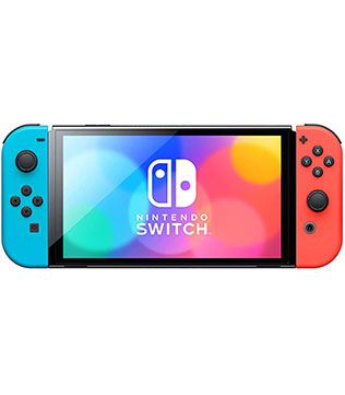 Nintendo Switch OLED Console 64GB Blue and Red Joy Con (Open Box)