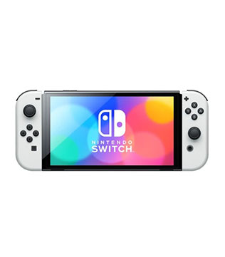 Nintendo Switch OLED Handheld Console 64GB White Joy Con (Pre-owned)