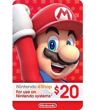 Nintendo eShop Gift Card $20 (US) (Digital)