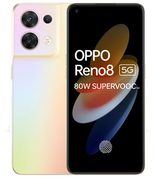 OPPO Reno8 5G 8GB RAM, 128GB Storage Shimmer Gold (Minor Dent) (Pre-owned)