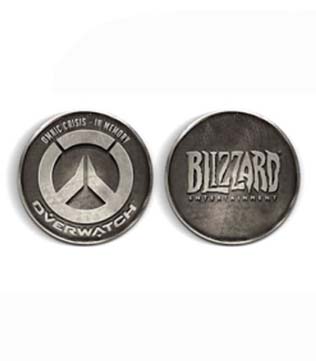 Overwatch Game Coin Omnic Crisis in Memory Blizzard (Pre-owned)