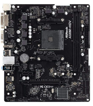 ASRock A320M-HDV R4.0 Motherboard (Pre-owned)