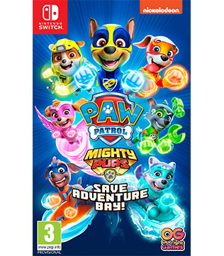 PAW Patrol Mighty Pups Save Adventure Bay Nintendo Switch (Pre-owned) (Without Original Box Cover)