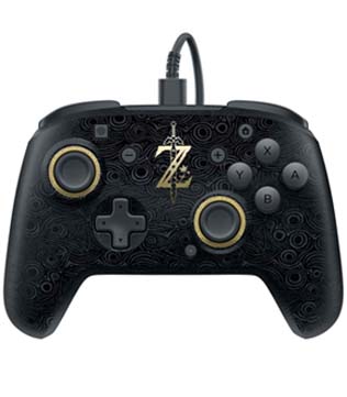 Nintendo Switch PDP Faceoff Deluxe Zelda Wired Pro Controller (Pre-owned)