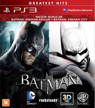 Batman Arkham Asylum & Arkham City DUAL PACK PS3 (Pre-owned)