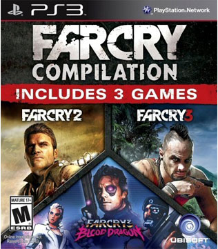 Far Cry Compilation (Far Cry 2, Far Cry 3, Far Cry 3 Blood Dragon) PS3 (Pre-owned)