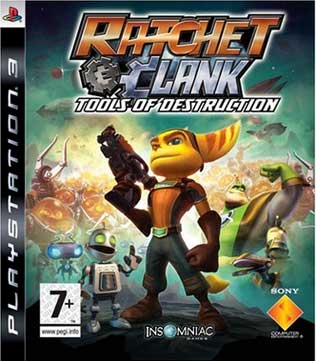 Ratchet & Clank Tools of Destruction PS3 (Pre-owned)