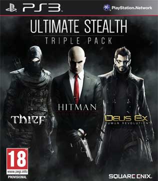 Ultimate Stealth Triple Pack (Thief, Hitman Absolution & Deus Ex Human Revolution) PS3 (Pre-owned)