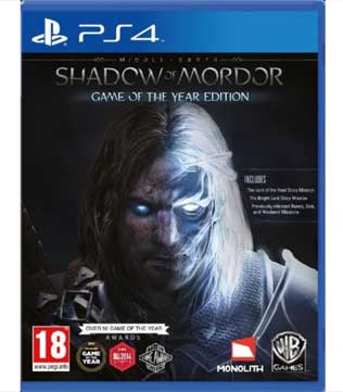 Middle Earth Shadow of Mordor Game of the Year Edition PS4 (Pre-owned)