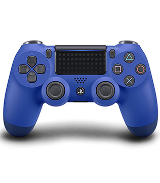 Official Sony Dualshock 4 V2 Wireless Controller Wave Blue PS4 (Pre-owned)