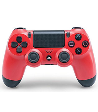 Official Sony Dualshock 4 Wireless Controller PS4 Magma Red (Pre-owned)