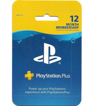 Sony PlayStation Plus 12 Months Membership (Indian PSN account)