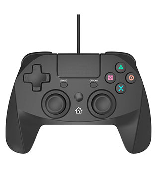 Snakebyte GamePad 4 S Wired PS4 Controller with 3 Meter Cable (Black) (Open Box)