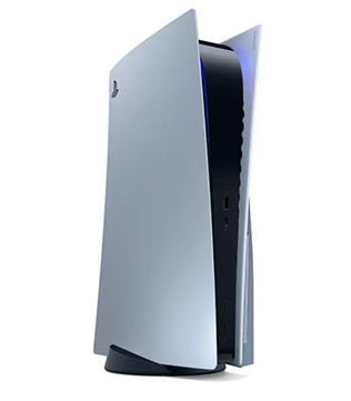 PS5 Console Covers, Sterling Silver (Pre-owned)