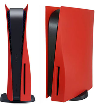 PS5 Console Covers, Volcanic Red (Pre-owned)